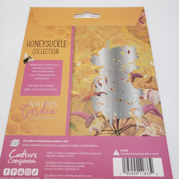 Crafters Campanion Honey Suckle Die Metal - Picture 2 of 4